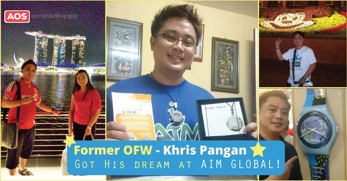 Khristopher Pangan Former OFW – AIM Global Success Story