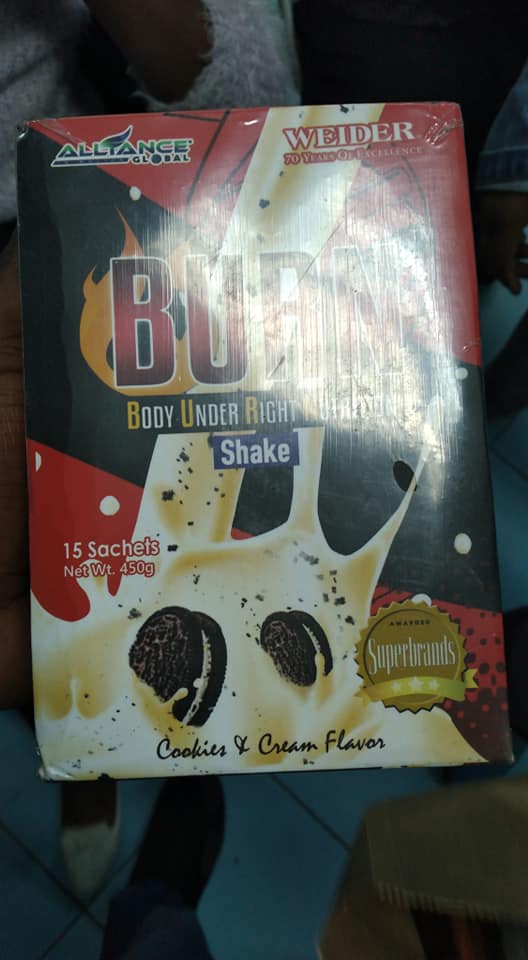 BURN Meal Replacement Shake photo review